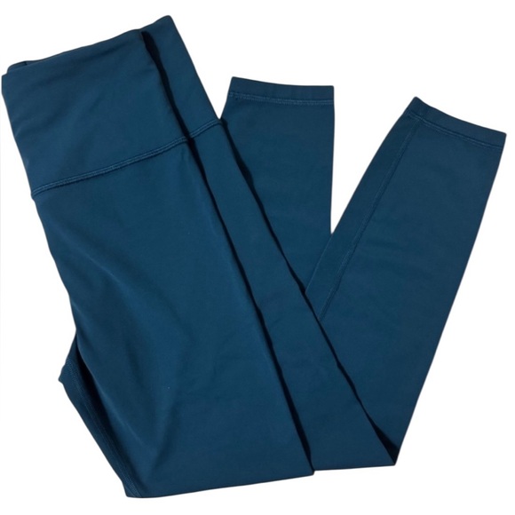 Athleta Elation Ultra High Rise 7/8 Legging Coastal Teal size Large - Picture 2 of 4